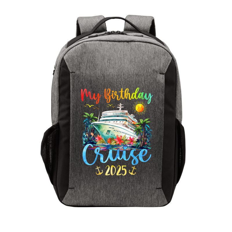 Festive My Birthday Cruise Ship Party 2025 Vector Backpack