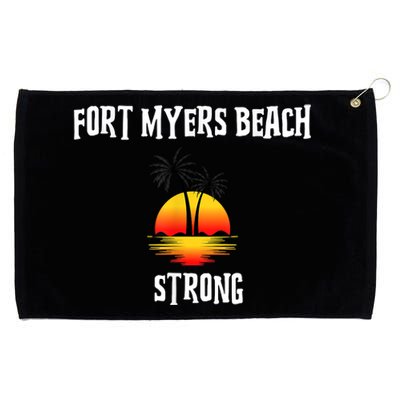 Fort Myers Beach Strong Community Strength Prayer Support Grommeted Golf Towel