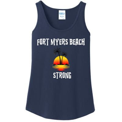 Fort Myers Beach Strong Community Strength Prayer Support Ladies Essential Tank