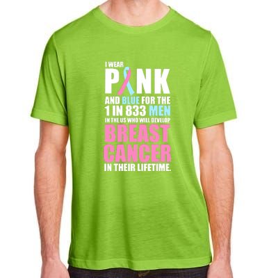 Fundraiser Male Breast Cancer Awareness Adult ChromaSoft Performance T-Shirt