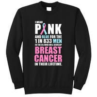 Fundraiser Male Breast Cancer Awareness Sweatshirt