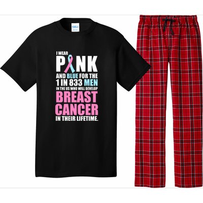 Fundraiser Male Breast Cancer Awareness Pajama Set