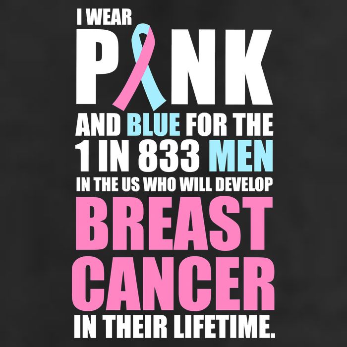 Fundraiser Male Breast Cancer Awareness Golf Towel