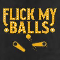 Flick My Balls Retro Vintage Multiball Pinball Arcade Game Beanie
