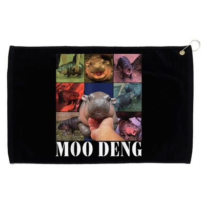 Funny Moodeng Baby Pygmy Hippo Cute Zoo For Family Grommeted Golf Towel