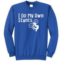 Funny Mountain Biking I Do My Own Stunts Cycling Bikers Gift Sweatshirt