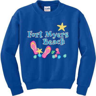 Fort Myers Beach Florida Cool Gift Kids Sweatshirt