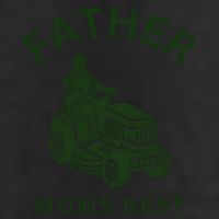 Father Mows Best Family Daddy Dad 7 Panel Mesh Trucker Snapback Hat