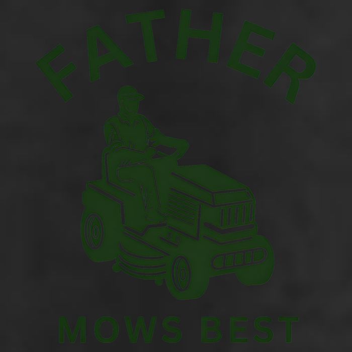 Father Mows Best Family Daddy Dad 7 Panel Mesh Trucker Snapback Hat
