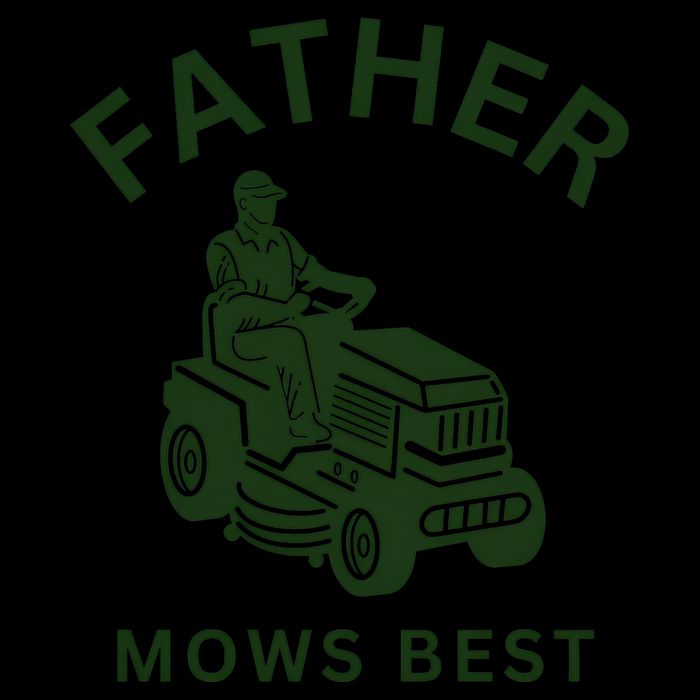 Father Mows Best Family Daddy Dad City Backpack