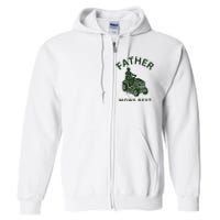 Father Mows Best Family Daddy Dad Full Zip Hoodie