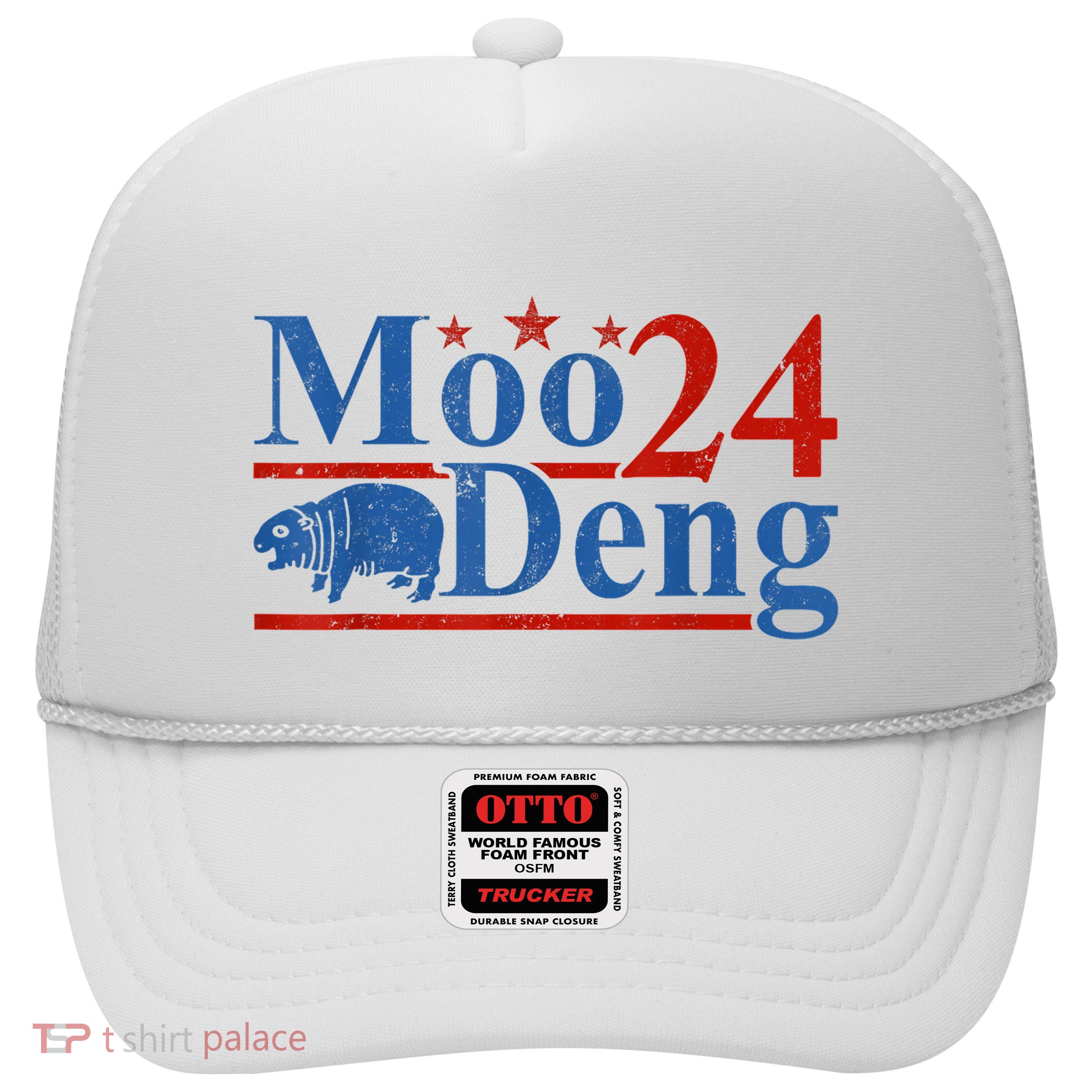 Funny Moodeng Baby Pygmy Hippo Cute Zoo For Family Trucker Hat
