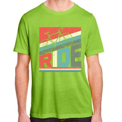 Funny Mountain Biking Vintage Ride Mtb Funny Gift Cool Gift Adult ChromaSoft Performance T-Shirt