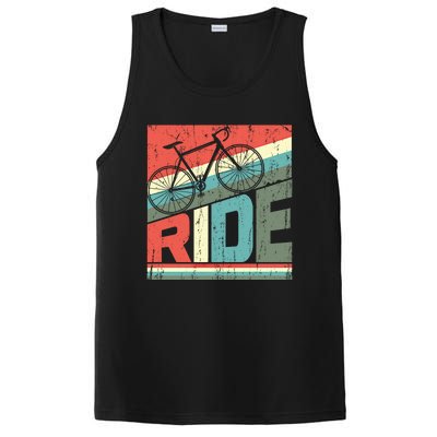 Funny Mountain Biking Vintage Ride Mtb Funny Gift Cool Gift PosiCharge Competitor Tank