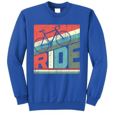 Funny Mountain Biking Vintage Ride Mtb Funny Gift Cool Gift Sweatshirt