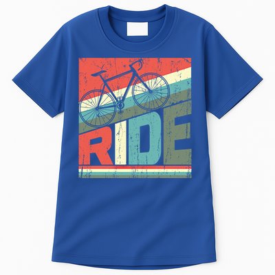 Funny Mountain Biking Vintage Ride Mtb Funny Gift Cool Gift Tall T-Shirt