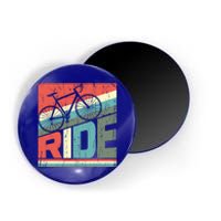 Funny Mountain Biking Vintage Ride Mtb Funny Gift Cool Gift Magnet