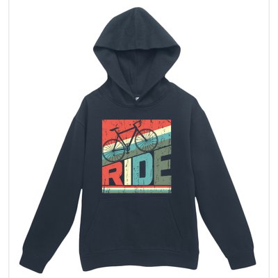 Funny Mountain Biking Vintage Ride Mtb Funny Gift Cool Gift Urban Pullover Hoodie