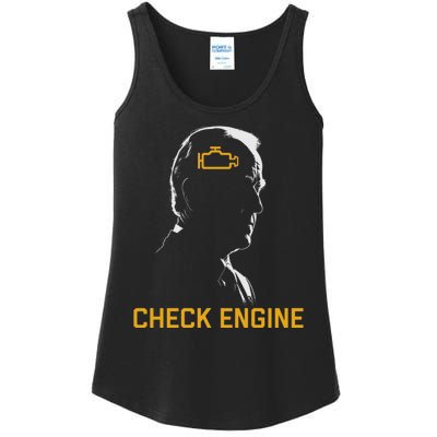 Funny Meme Biden Check Engine Light anti Biden  Ladies Essential Tank