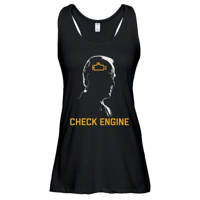 Funny Meme Biden Check Engine Light anti Biden  Ladies Essential Flowy Tank