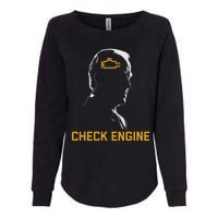 Funny Meme Biden Check Engine Light anti Biden  Womens California Wash Sweatshirt