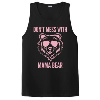 Funny Mama Bear Wo Don't Mess with Mama Bear Mother's Day PosiCharge Competitor Tank