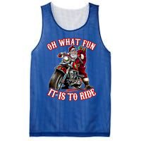 Funny Motorcycle Biker Grandpa Santa Rider Christmas Gift Meaningful Gift Mesh Reversible Basketball Jersey Tank