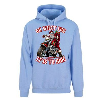 Funny Motorcycle Biker Grandpa Santa Rider Christmas Gift Meaningful Gift Unisex Surf Hoodie