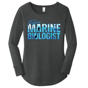 Future Marine Biologist Ocean Student Biology Gift Women's Perfect Tri Tunic Long Sleeve Shirt