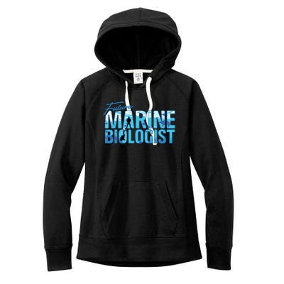 Future Marine Biologist Ocean Student Biology Gift Women's Fleece Hoodie