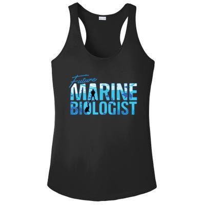 Future Marine Biologist Ocean Student Biology Gift Ladies PosiCharge Competitor Racerback Tank