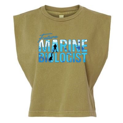 Future Marine Biologist Ocean Student Biology Gift Garment-Dyed Women's Muscle Tee