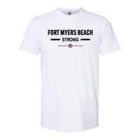 Fort Myers Beach Strong Community Strength Prayer Us Flag Softstyle CVC T-Shirt