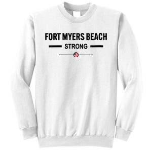 Fort Myers Beach Strong Community Strength Prayer Us Flag Sweatshirt