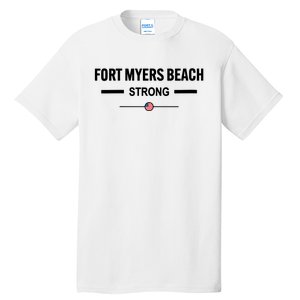 Fort Myers Beach Strong Community Strength Prayer Us Flag Tall T-Shirt