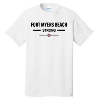 Fort Myers Beach Strong Community Strength Prayer Us Flag Tall T-Shirt