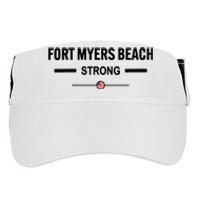 Fort Myers Beach Strong Community Strength Prayer Us Flag Adult Drive Performance Visor