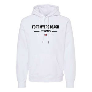 Fort Myers Beach Strong Community Strength Prayer Us Flag Premium Hoodie