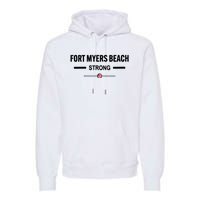 Fort Myers Beach Strong Community Strength Prayer Us Flag Premium Hoodie