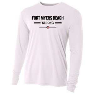 Fort Myers Beach Strong Community Strength Prayer Us Flag Cooling Performance Long Sleeve Crew