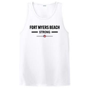 Fort Myers Beach Strong Community Strength Prayer Us Flag PosiCharge Competitor Tank