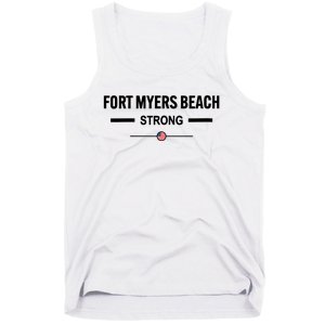 Fort Myers Beach Strong Community Strength Prayer Us Flag Tank Top