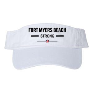 Fort Myers Beach Strong Community Strength Prayer Us Flag Valucap Bio-Washed Visor