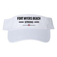 Fort Myers Beach Strong Community Strength Prayer Us Flag Valucap Bio-Washed Visor