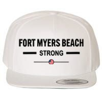 Fort Myers Beach Strong Community Strength Prayer Us Flag Wool Snapback Cap