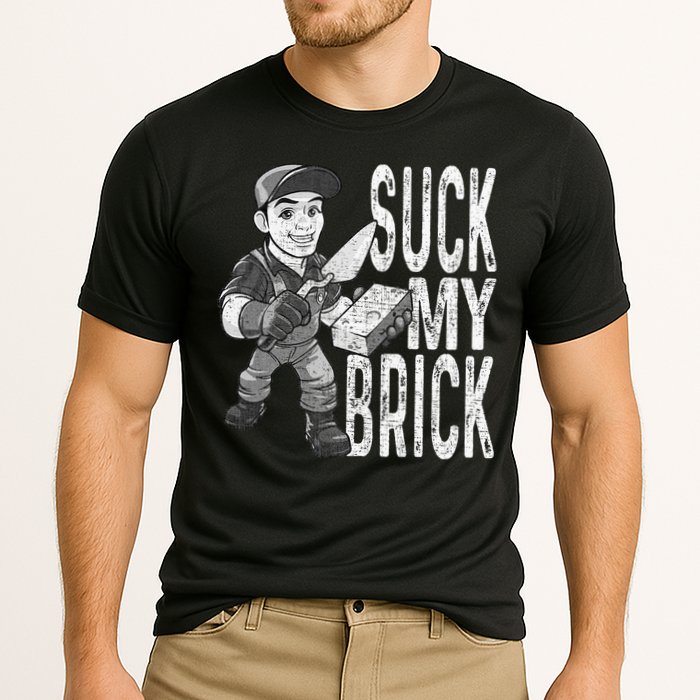 Funny Mason Bricklayer Hard Work Brickie Brickmason Building Performance Shirt