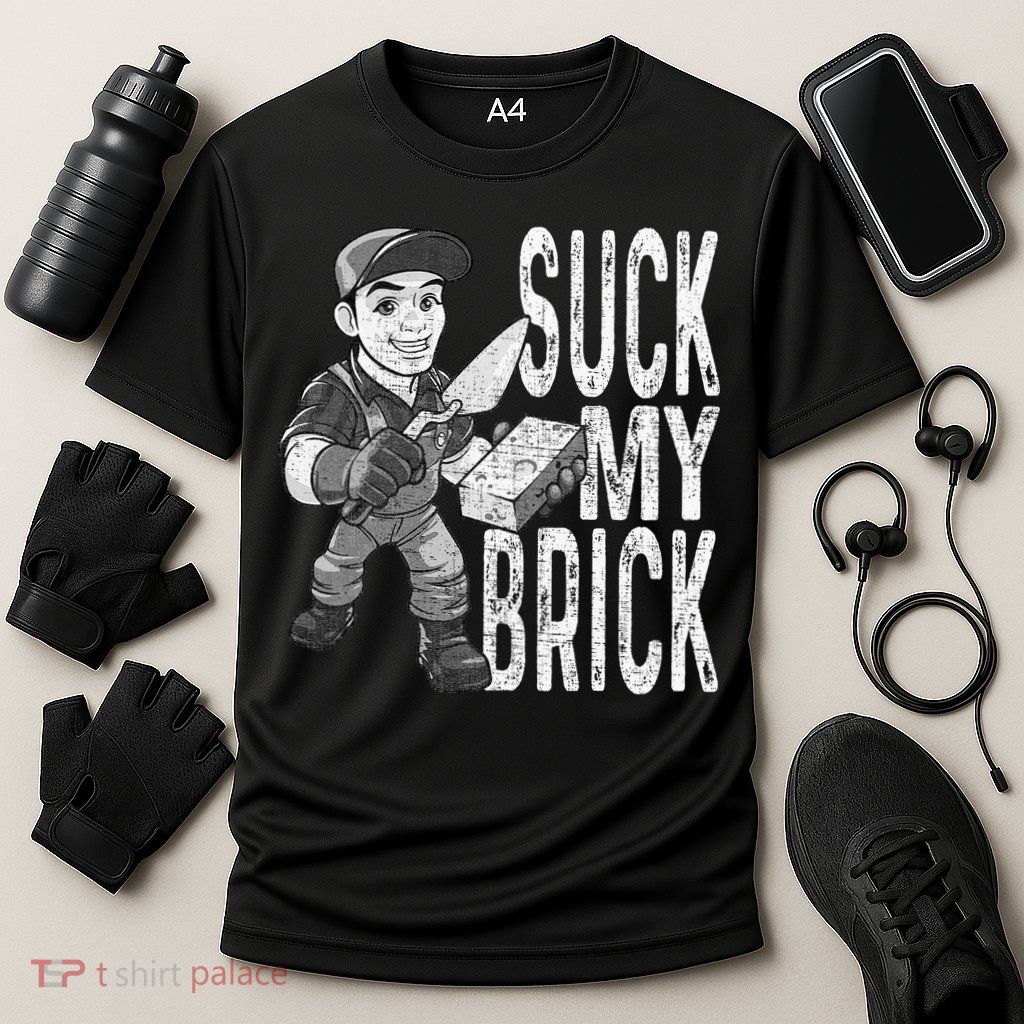 Funny Mason Bricklayer Hard Work Brickie Brickmason Building Performance Shirt