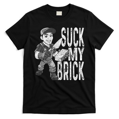 Funny Mason Bricklayer Hard Work Brickie Brickmason Building T-Shirt
