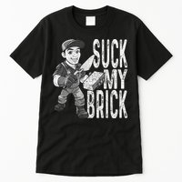 Funny Mason Bricklayer Hard Work Brickie Brickmason Building Tall T-Shirt