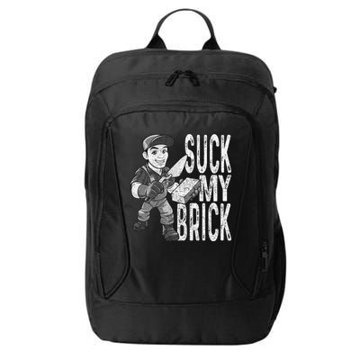 Funny Mason Bricklayer Hard Work Brickie Brickmason Building City Backpack